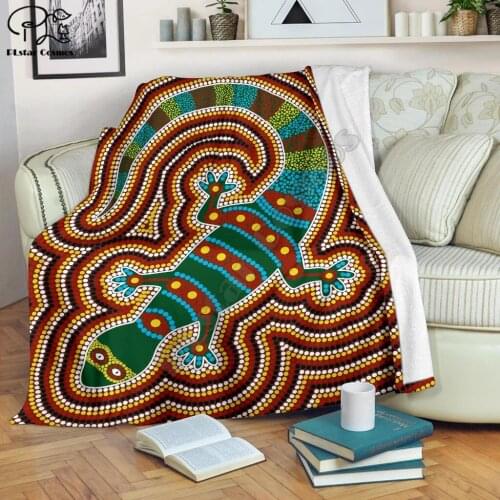 Lizard Anime pattern Family Fleece Blanket 3D full printed Wearable Blanket Adults/kids Fleece Blanket style-1