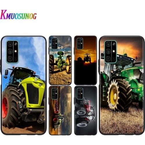 Silicone Cover Farm Vehicle Tractor For Honor V30 View 20 V20 30i 30S 30 20S 20E 20i 20 Lite Pro Plus Phone Case