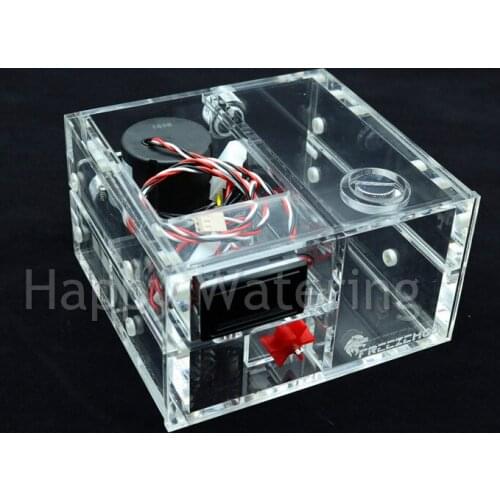 Super Quiet 500L/H Flow DC Mini Water Cooler with 3M Lift Water Cooling Pump Digital+ Plugs+ Water Tank