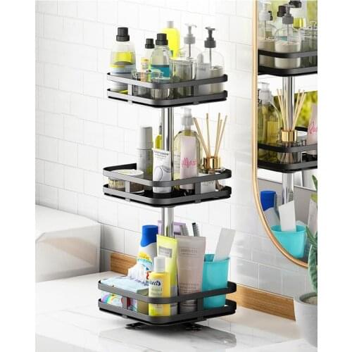 360 Degree Rotating Storage Rack For The Kitchen For Conveniencespice Rack For Kitchen Dish Rack Kitchen Tools Accessories