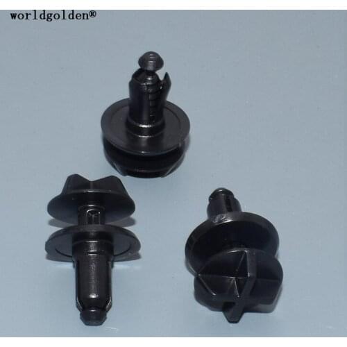 Worldgolden 100pcs auto fasteners Bumper Cover Splash Shield Radiator Support Reatiner for Ford W716510-S300