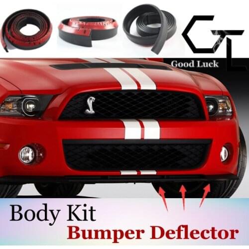 Automotive Body Modification Parts / Auto Refitting Accessories / Spoilers Lip Tapes For Shelby / Anti-Collision / Bumper Lip