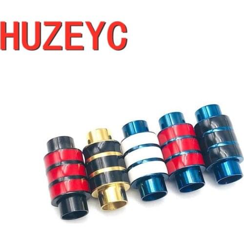 2pcs 6mm Hole Stainless Steel Magnet Button Buckle Clasp Red Blue Leather Bracelet Connectors For DIY Jewelry Making Accessories