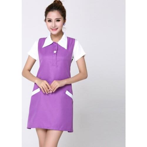 Health center kitchen work clothes professional suit autumn and winter new womens jumpsuit apron special