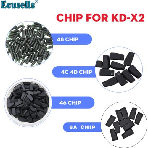 10pcs/lot High Quality KD 4C 4D 46 and 48 Copy Clone Chip Transponder Special for KEYDIY KD-X2 KD X2 Key Programmer Cloner