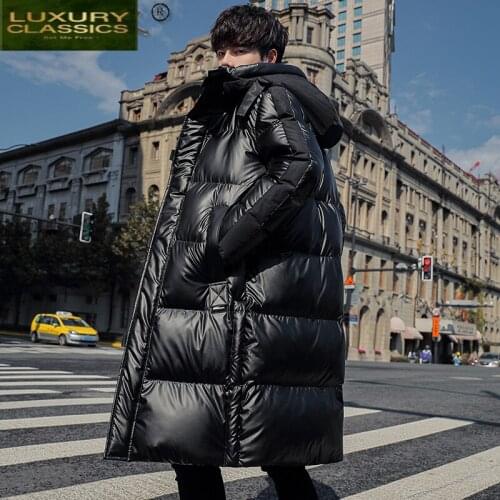 2021 Korean Puffer Jacket Men 90% White Duck Down Coat Thicken Mens Coats Bright Color Men Clothes Manteau Homme Hiver 39