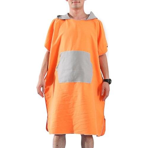 Adults Quick Dry Beach Cloak Changing Clothes Cover Swimming Bath Towel Quick-drying Bathrobe Beach Cloak Changing Towel Cover