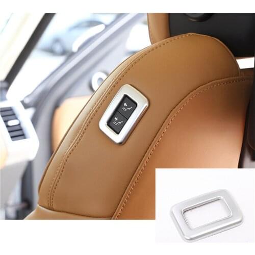 For Land Rover Range Rover Sport 2018 2019 2020 ABS Plastic Passenger Seat Adjustment Button Cover Trim