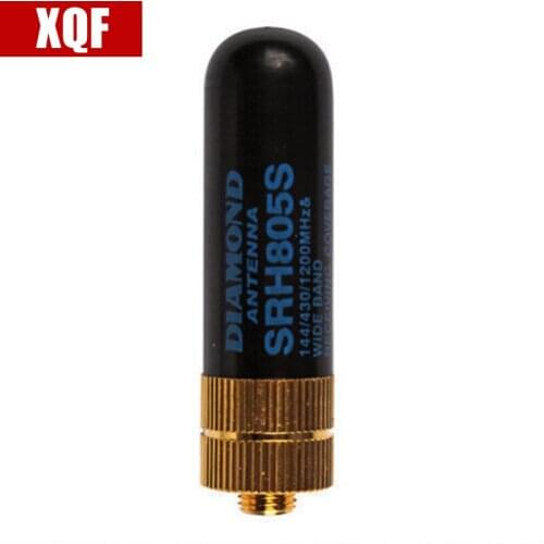 XQF SRH805S Dual Band Extendable Antenna SMA-Female136-174MHz+400-470MHz for Kenwood BAOFENG UV-5R 888S Two Way Radio