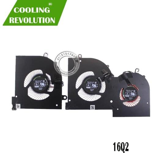 New Original Cooling Fan For MSI GS65 MS-16Q2 16Q2-CPU-CW 16Q2-GPU-CW DC5V 0.5A