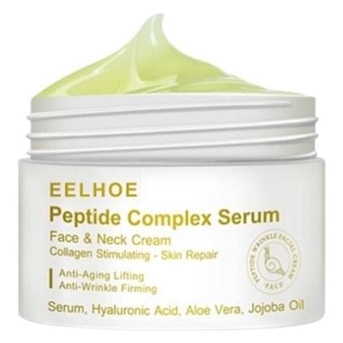 Peptide Complex Serum Face Cream Hyaluronic Acid Anti-aging Lifting Neck Cream Anti Firming Cream Aloe Vera