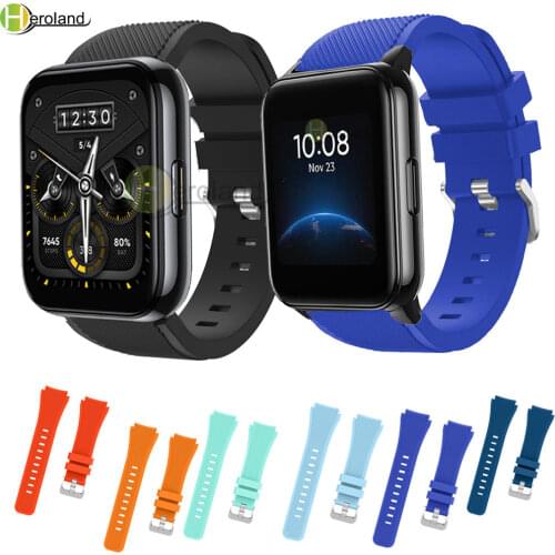 Silicone Bracelet Watchband For Realme Watch 2 / 2 pro / Realme S Strap Replacement 22MM For Garmin Venu 2 Smart Band Wriststrap