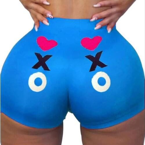 Fashion Sexy Women Shorts Letter Print Summer Casual High Waist Short Skinny Slim Sports Outdoor Shorts Sleep Bottoms New