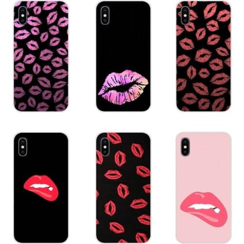 For Samsung Galaxy J1 J2 J3 J4 J5 J6 J7 J8 Plus 2018 Prime 2015 2016 2017 Makeup Lipstick rouge Perfume kiss Silicone Shell Case
