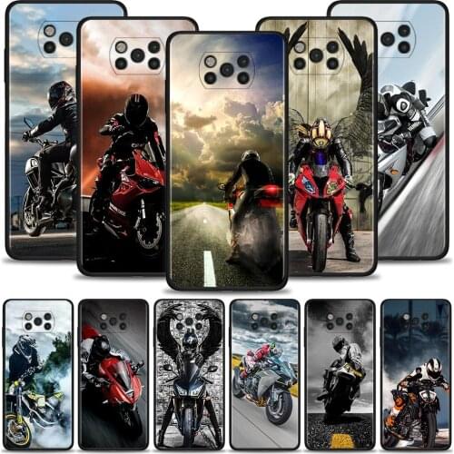 Moto Cross Motorcycle Sports Soft Case For Xiaomi Mi Poco X3 Pro X3 NFC F3 X3 GT M3 F1 M3 Pro 5G F3 GT Silicon Phone Cover Funda