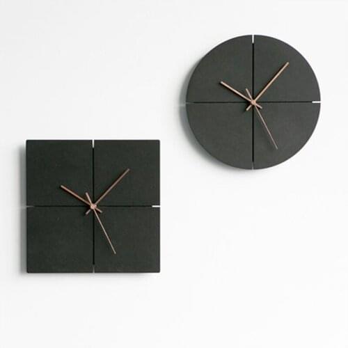 Modern And Simple American Wall Clock Living Room Creative Art Personality Wall Clock Home Silent Dining Room Table