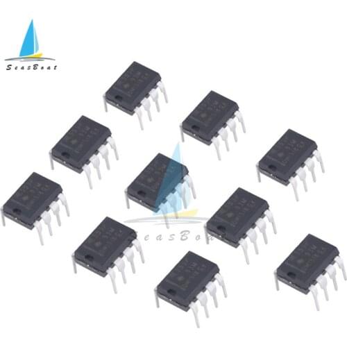 10Pcs/lot NE555 NE555P NE555N 555 Timers DIP-8