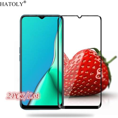 2PCS For Glass Oppo A11x Screen Protector For Oppo A5 A9 2020 Tempered Glass Full Glue Coverage For Oppo A11x Protective Glass