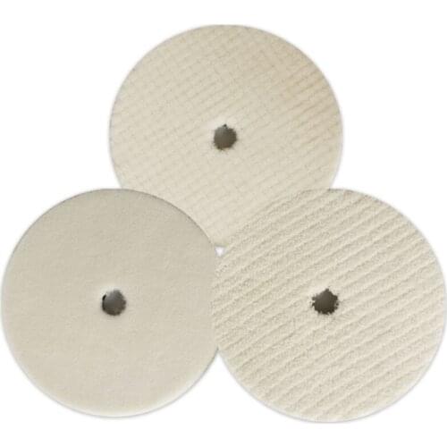 6"/7" Wool Polishing Pad For Polisher Machine Waxing Polishing Buffing Car Paint Care Polisher Pads For Car Polisher