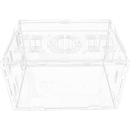 Acrylic Hamster Cage Small Pet Villa Transparent Breathable Castle Deluxe Basket
