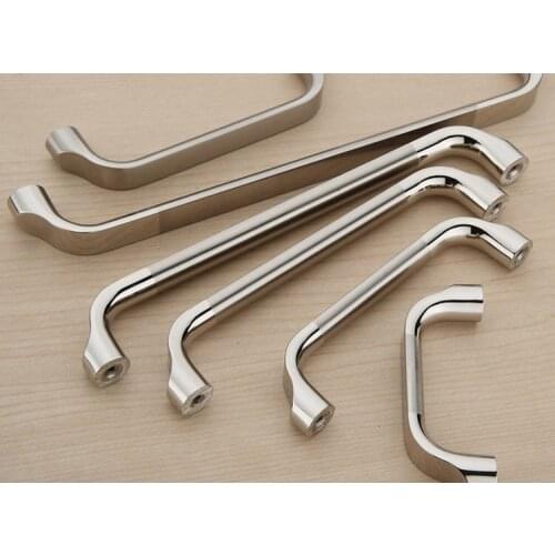 Chromeplate Kitchen Fittings Ambry Handles Shoe Cabinet Knobs ( C:C:128MM L:140MM)