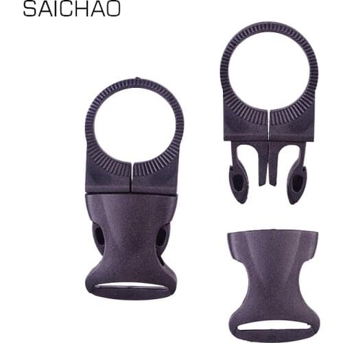 Water Bottle Clip Holder Nylon Portable Buckle Cycling Bottle Carrier for Paracord DIY Outdoor Hiking Keychain Carabiner