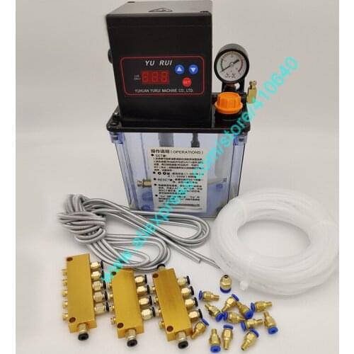 1.5 L Engraving Machine Lubricant Pump Electric Oil Pump Automatic Electric Lubricating Oil Pump Lathe Electromagnetic Oiler