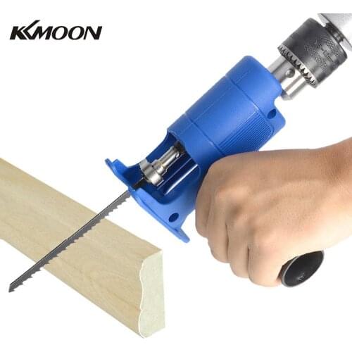 KKMOON Modified Electric Drill Saw Electric Reciprocating Saw Household Saber Saw Power Drill Jig Saw Woodworking Cutting Tool