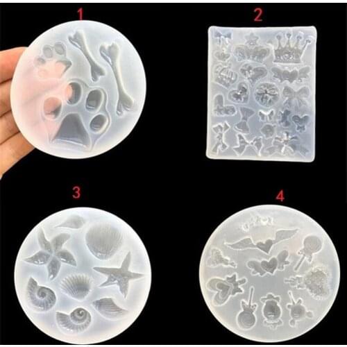 Paw Bone Crown Heart Shape Epoxy Resin Silicone Mold DIY Jewelry Making Decor Resin Silicone Mold DIY Jewelry Making Decor Resin