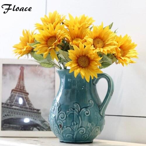 Искусственные подсолнухи Floace China At AliExpress