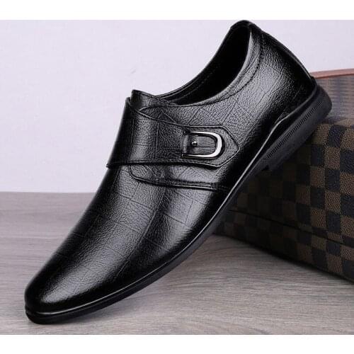 ICCLEK Mens Leather Shoes