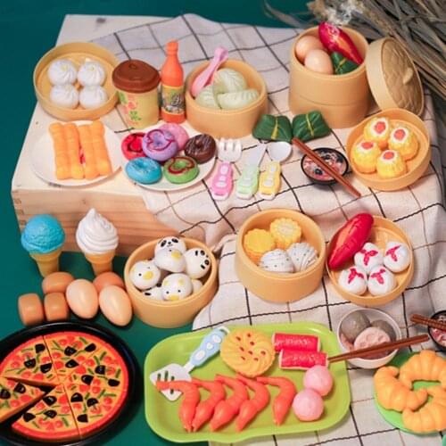 84Pcs Cooking Toy Cookware Hand-eye Coordination Safe Kids Pretend Play Kitchen Toys for Early Education Kids Birthday Gift