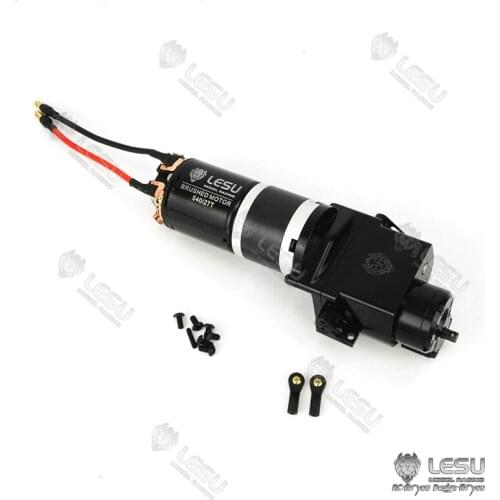 LESU 1/14 Drive GearBox Transmission 2Speed Motor for DIY RC Tractor Truck Dumper Tamiya TH16484-SMT3