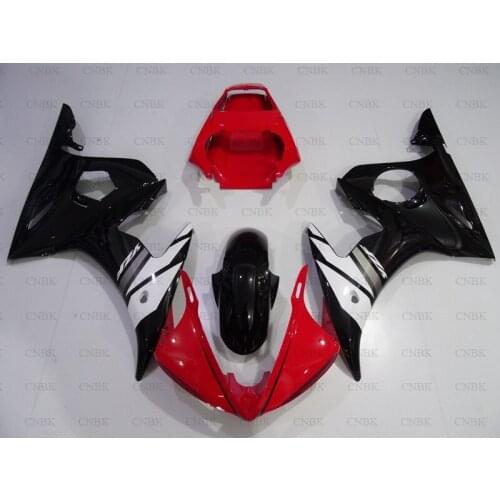 Bodywork for YZF R6 03 05 YZF600 R6 Motorcycle Fairing 2005 YZFR6 Fairings 2003 - 2005 Black Red