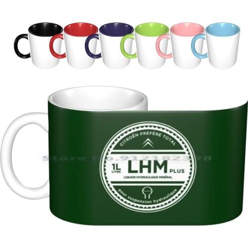 Original Lhm Fluid Logo ( In French ) Ceramic Mugs Coffee Cups Milk Tea Mug Suspension Lhm Total Id Gs Gsa Xm Cx Sm Bx Xantia
