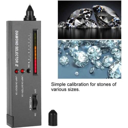 Portable LED Audio Diamond Tester Jewelry Gem Gemstone Selector Precision Tools Diamond Tester