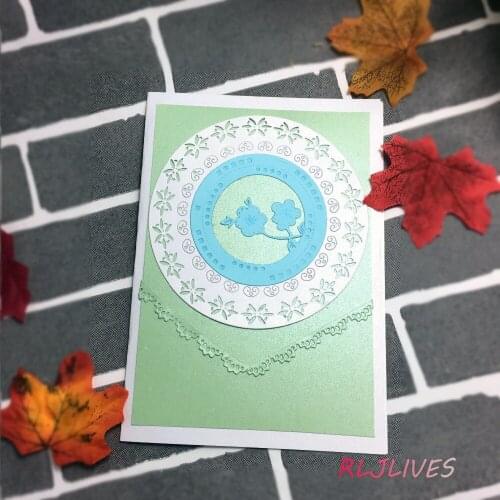 RLJLIVES Circle Metal Cutting Dies Stencils for DIY Scrapbooking Stamp/photo album Decorative Embossing DIY Paper Cards