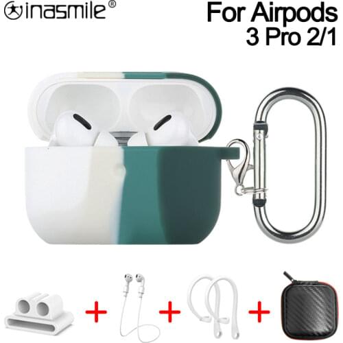 2/4PSC Nice sets For airpods 2 case delicate skins For Apple Air pods pro 2 Cover for airpods pro Case accessories dust guard