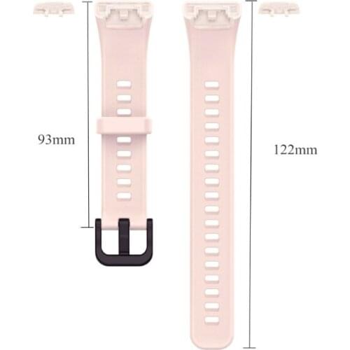 Silicone Strap Wristband Strap Watch Band for Honor Band 6 Smart Wristband M5TE