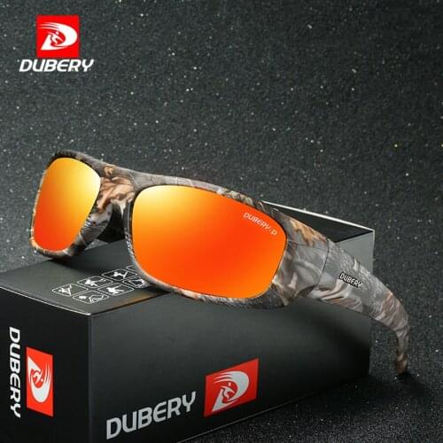 DUBERY Polarized Night Vision pilot Sunglasses Mens Retro Male Sport Sun Glasses For Men UV400 Luxury Mirror Shades Oculos