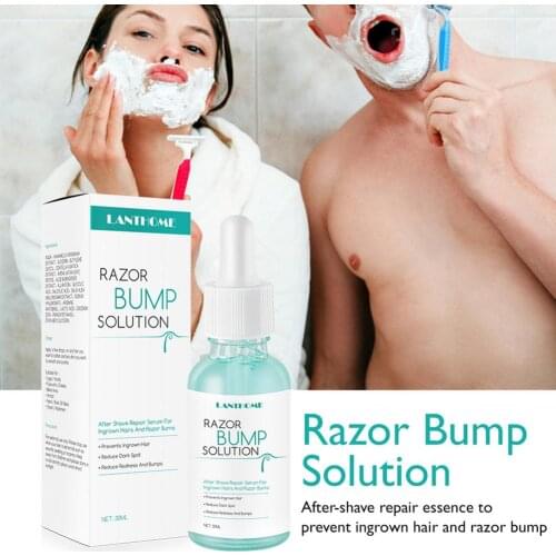 Razor Bumps Solution After Shave Serum for Prevent Ingrown Hair Reduces Dark Spots and Acne Maintain Skin Moisture and Nutrition