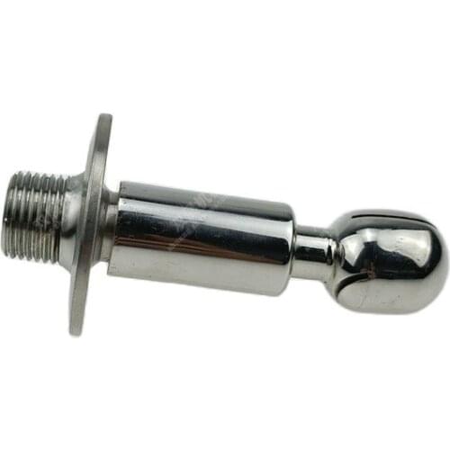 Rotating CIP Cleaning Spray Ball 1/2inch BSP x1.5" Tri Clover Compatible Connection