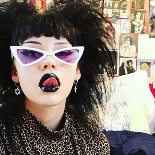 Iways 2019 cat eye sunglasses women men punk fashion glasses woman cool Retro Brand Designer Sun Glasses high quality UV400