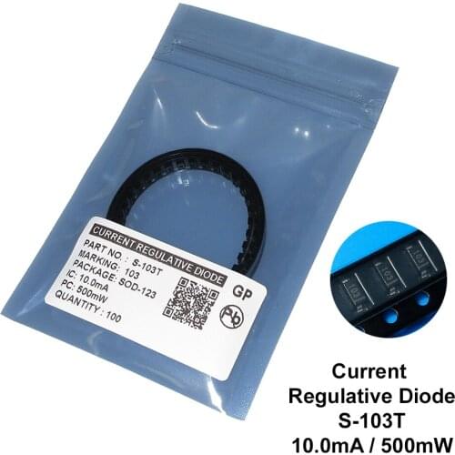 100PCS/LOT S-103T 10MA SMD SOD-123 CRD / CURRENT REGULATIVE DIODE NEW Free shipping