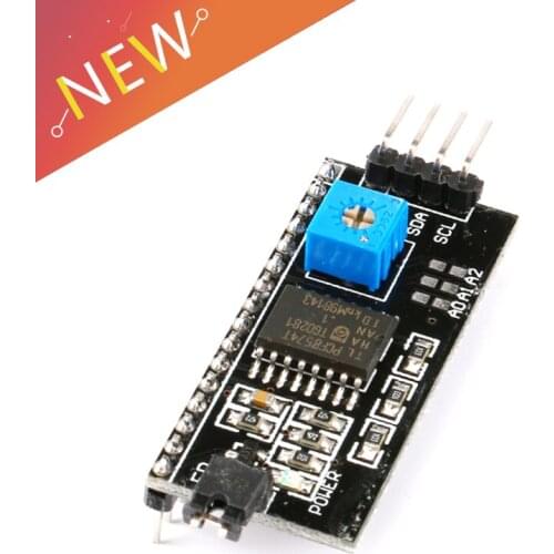 5PCS IIC I2C TWI SPI Serial Interface Board Port Module For Arduino 1604 2004 LCD1602 Adapter Plate LCD Adapter Converter Module
