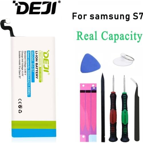 DEJI For SAMSUNG S7 Battery Real Capacity 3000mAh Internal Bateria Replacement for S7/G9300/G9308/G930P