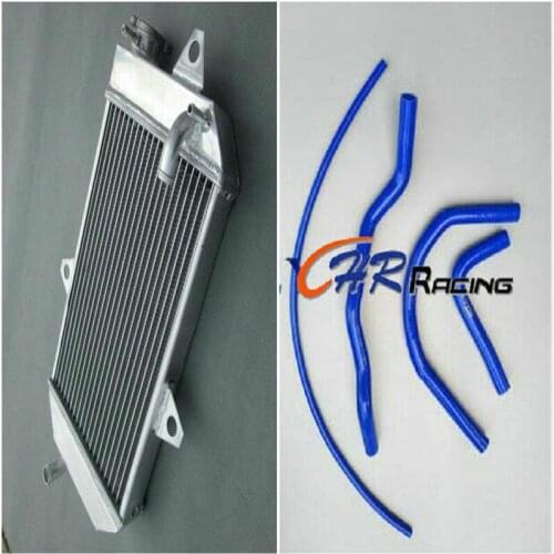 FOR aluminum radiator+ blue silicone hose Yamaha ATV BANSHEE YFZ350 1987-2006