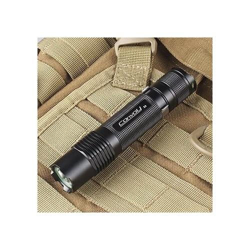 Free Shipping Convoy S8 Cree XM-L2 U2-1A AMC7135*3 2-Group 3/5-Mode EDC LED Flashlight