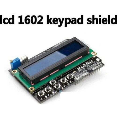 Free shipping LCD1602 Character LCD screen input/output expansion board LCD Keypad Shield
