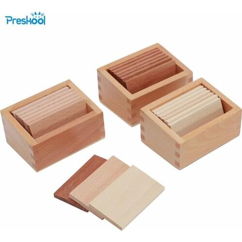 Baby Toy Montessori Baric Weight Tablets with Box Early Childhood Education Preschool Training Kids Brinquedos Juguetes